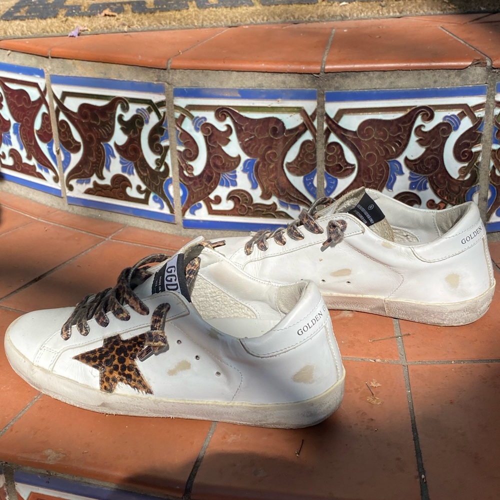 Golden Goose Leopard sneakers